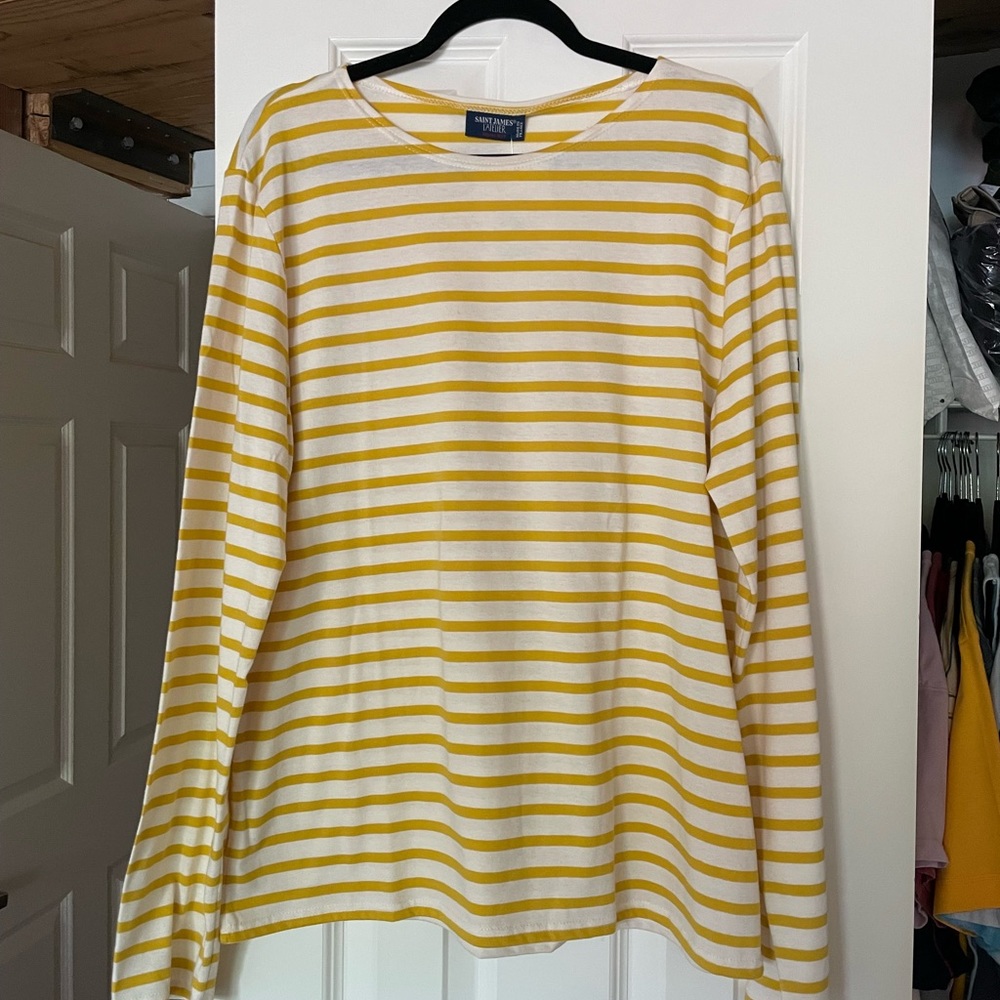 Saint James Minquiers Modern Breton stripe shirt